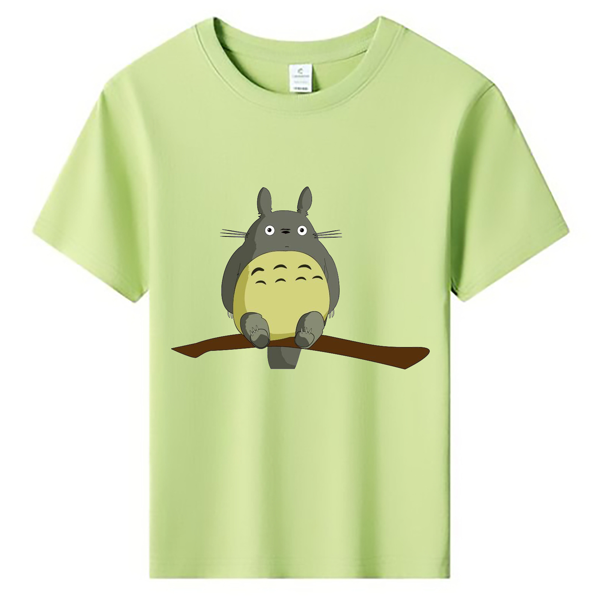 （画像用） となりのトトロ 草壁メイ 草壁サツキ My Neighbor Totoro Satsuki Kusakabe Mei Kusakabe 綿100％キッズTシャツ（フロントプリント）